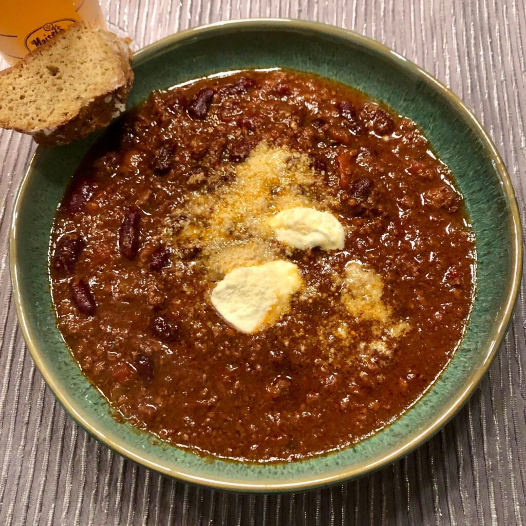 Chili Con Carne mit Bier und Kaffee